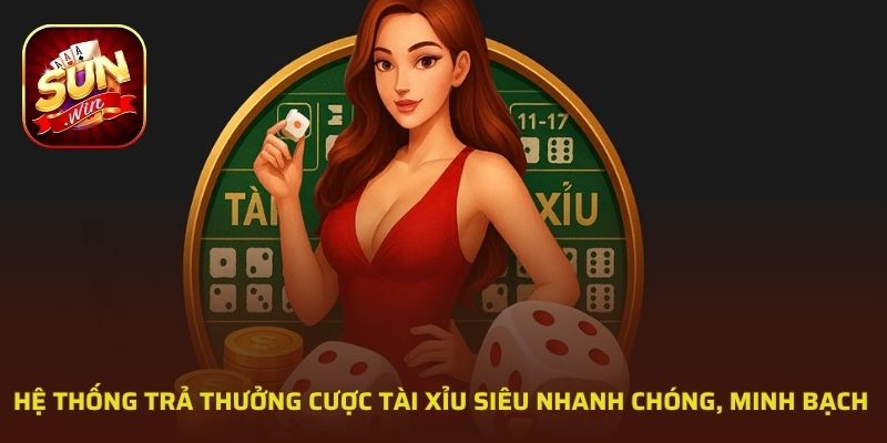 Hệ thống trả thưởng cược tài xỉu siêu nhanh chóng, minh bạch 