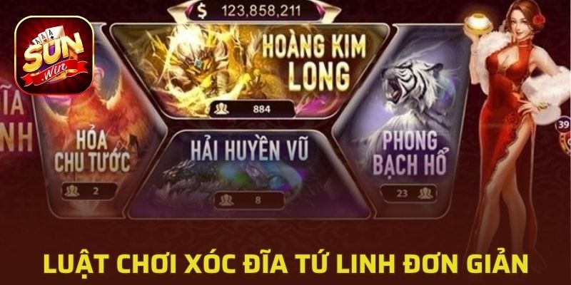 Luật chơi xóc đĩa tứ linh đơn giản và dễ hiểu nhất 