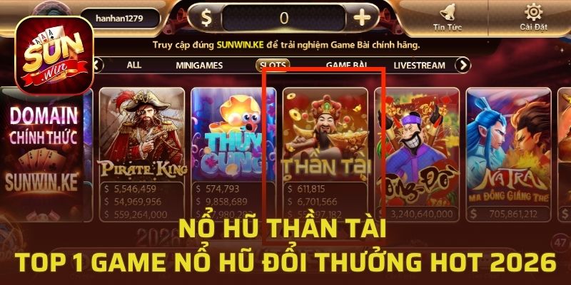 Nổ hũ Thần tài