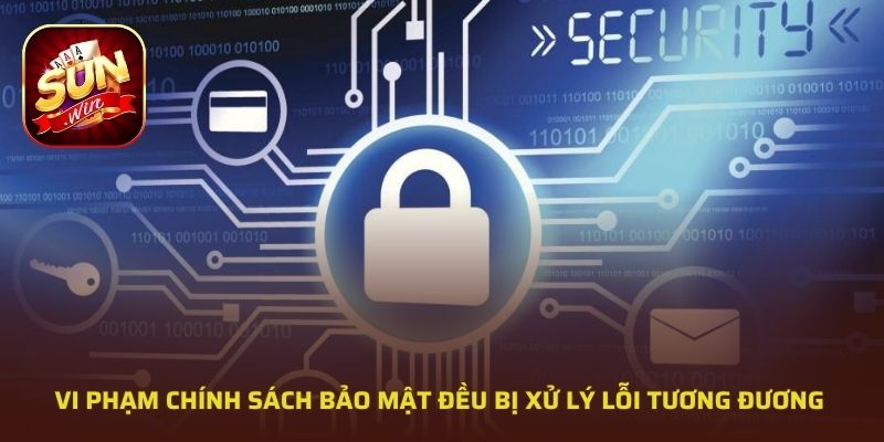 Vi phạm chính sách bảo mật đều bị xử lý lỗi tương đương